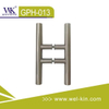 Manija de puerta de tubo circular en forma de H 304 de acero inoxidable personalizado (GPH-013)