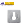 Rosetas de manija de puerta de níquel cepillado redondo de puerta de acero inoxidable 304 (E-101)