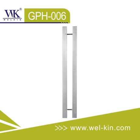 Manijas cuadradas de acero inoxidable Tirador Manija de puerta corredera de vidrio moderno (GPH-006)