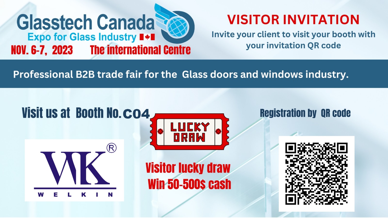 Glasstech Canadá del 6 al 7 de noviembre de 2023